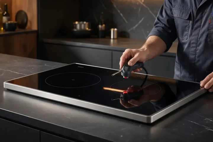 JennAir Electric Cooktop Element Stays Cool