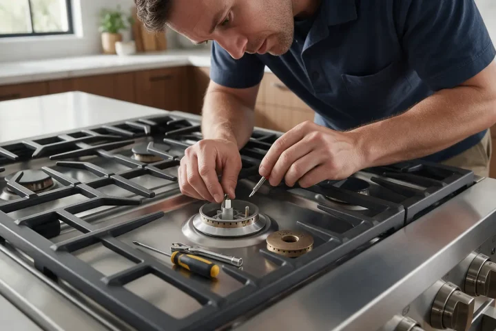 JennAir Gas Range Burner Ignition Clicking