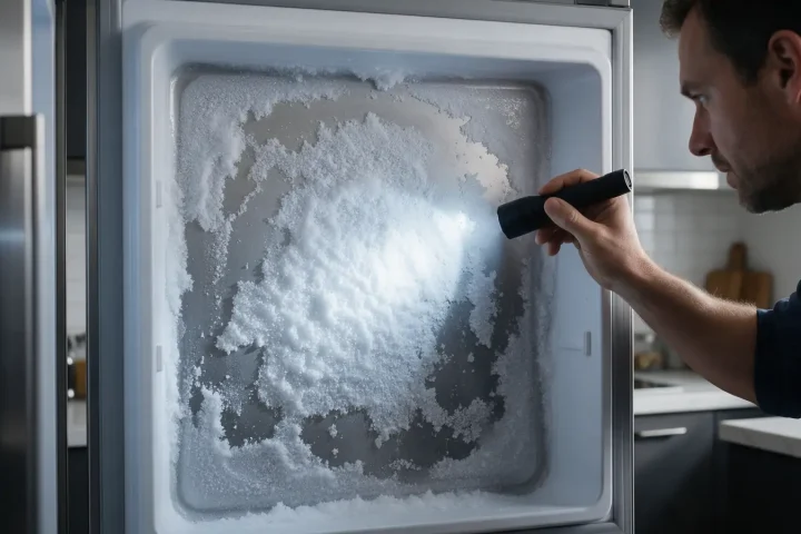 JennAir Refrigerator Interior Frost