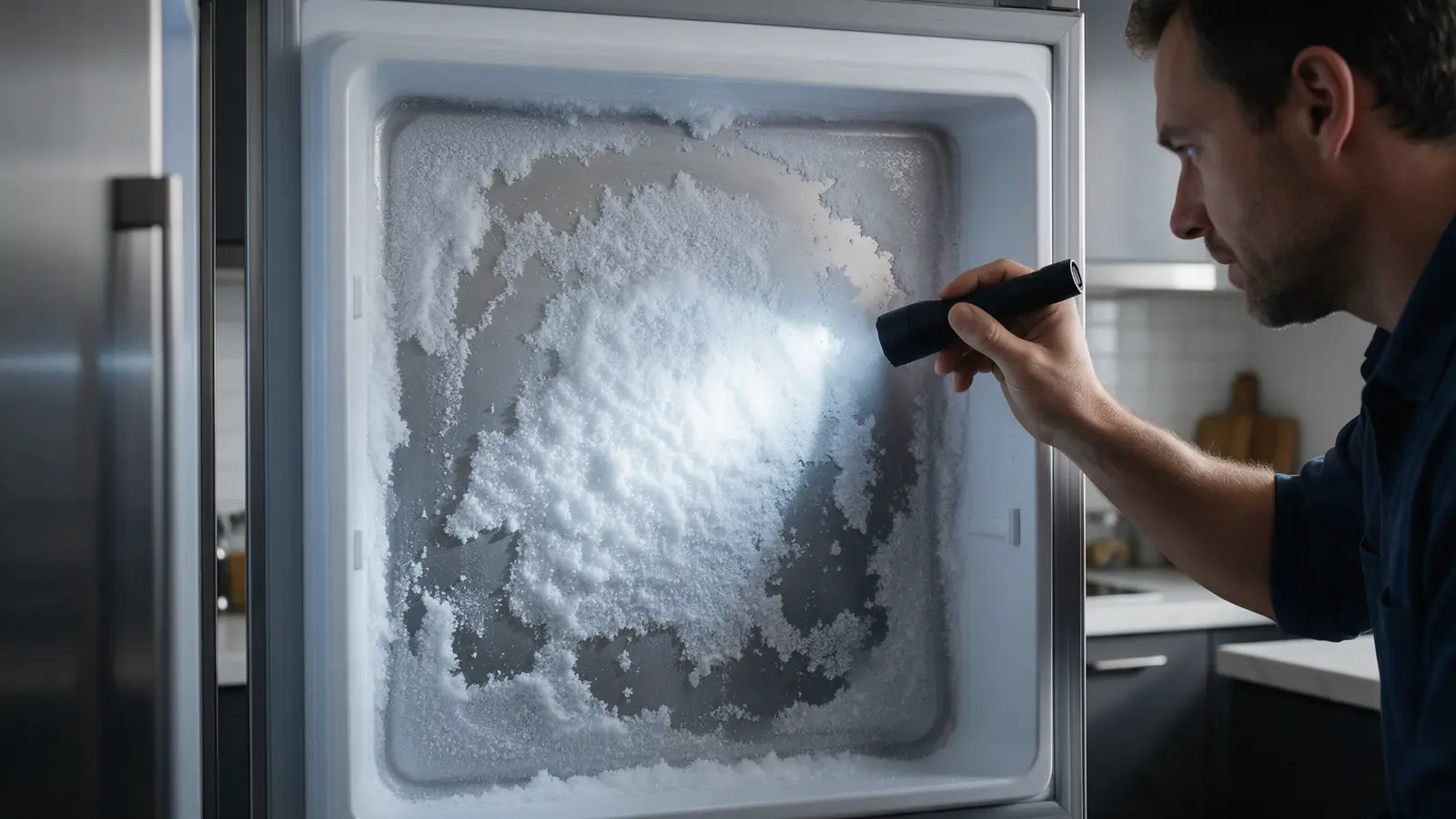 JennAir Refrigerator Interior Frost