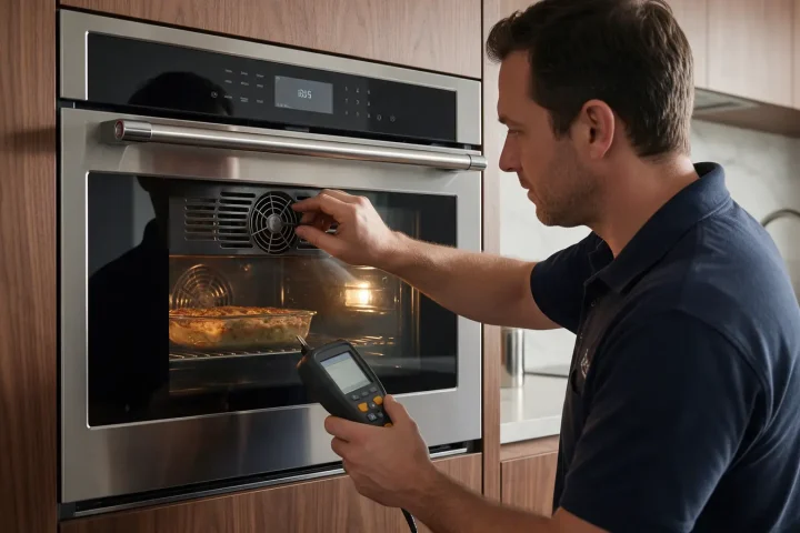 JennAir Wall Oven Fan Runs After Cooking